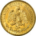 Coin, Mexico, 2 Pesos, 1945, Mexico City, MS(63), Gold, KM:461