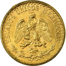 Coin, Mexico, 2 Pesos, 1945, Mexico City, MS(63), Gold, KM:461