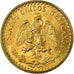 Coin, Mexico, 2 Pesos, 1945, Mexico City, MS(63), Gold, KM:461