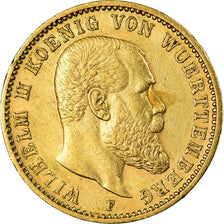 Moneta, Landy niemieckie, WURTTEMBERG, Wilhelm II, 20 Mark, 1898, Freudenstadt