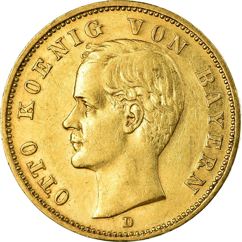 Moneta, Stati tedeschi, BAVARIA, Otto, 20 Mark, 1900, Munich, BB+, Oro, KM:920