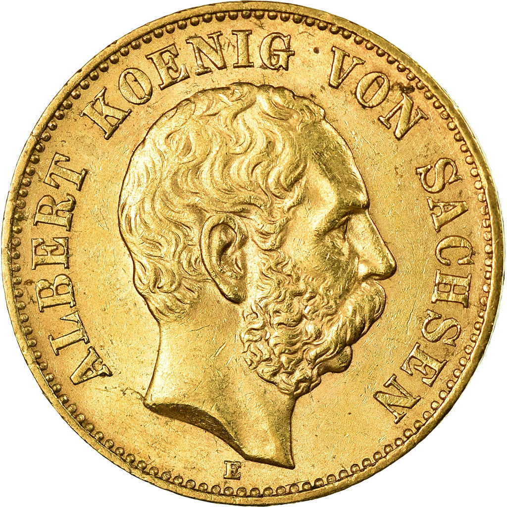 Moneda, Estados alemanes, SAXONY-ALBERTINE, Albert, 20 Mark, 1894