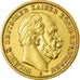 Coin, German States, PRUSSIA, Wilhelm I, 20 Mark, 1877, EF(40-45), Gold, KM:505