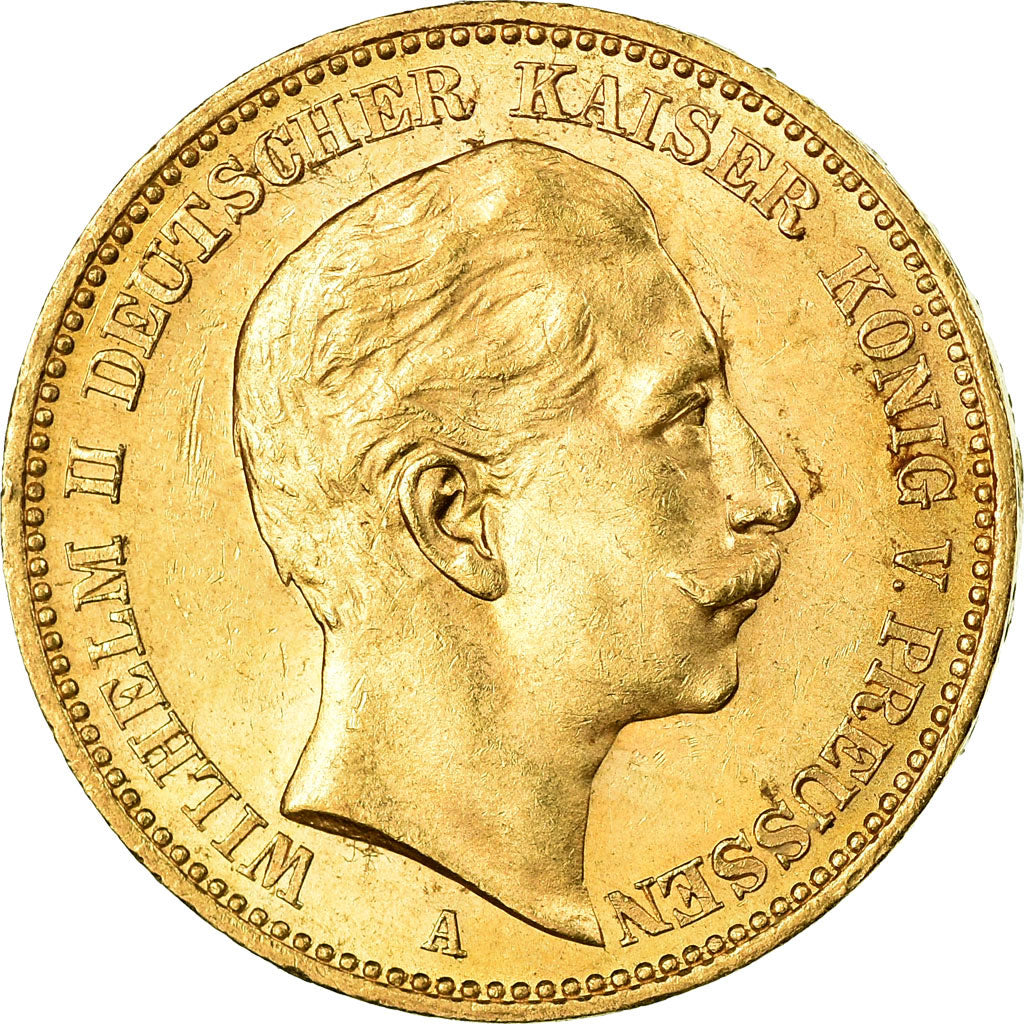 Moneta, Stati tedeschi, PRUSSIA, Wilhelm II, 20 Mark, 1903, Berlin, SPL-, Oro