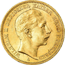Moneta, Stati tedeschi, PRUSSIA, Wilhelm II, 20 Mark, 1903, Berlin, SPL-, Oro