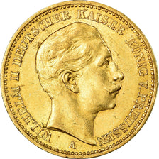 Moneda, Estados alemanes, PRUSSIA, Wilhelm II, 20 Mark, 1892, Berlin, EBC, Oro