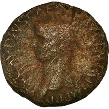 Coin, Claudius, As, 41-50, Rome, F(12-15), Copper, RIC:100