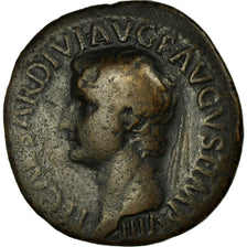 Coin, Tiberius, As, 22-23 AD, Rome, VF(20-25), Copper, Cohen:25