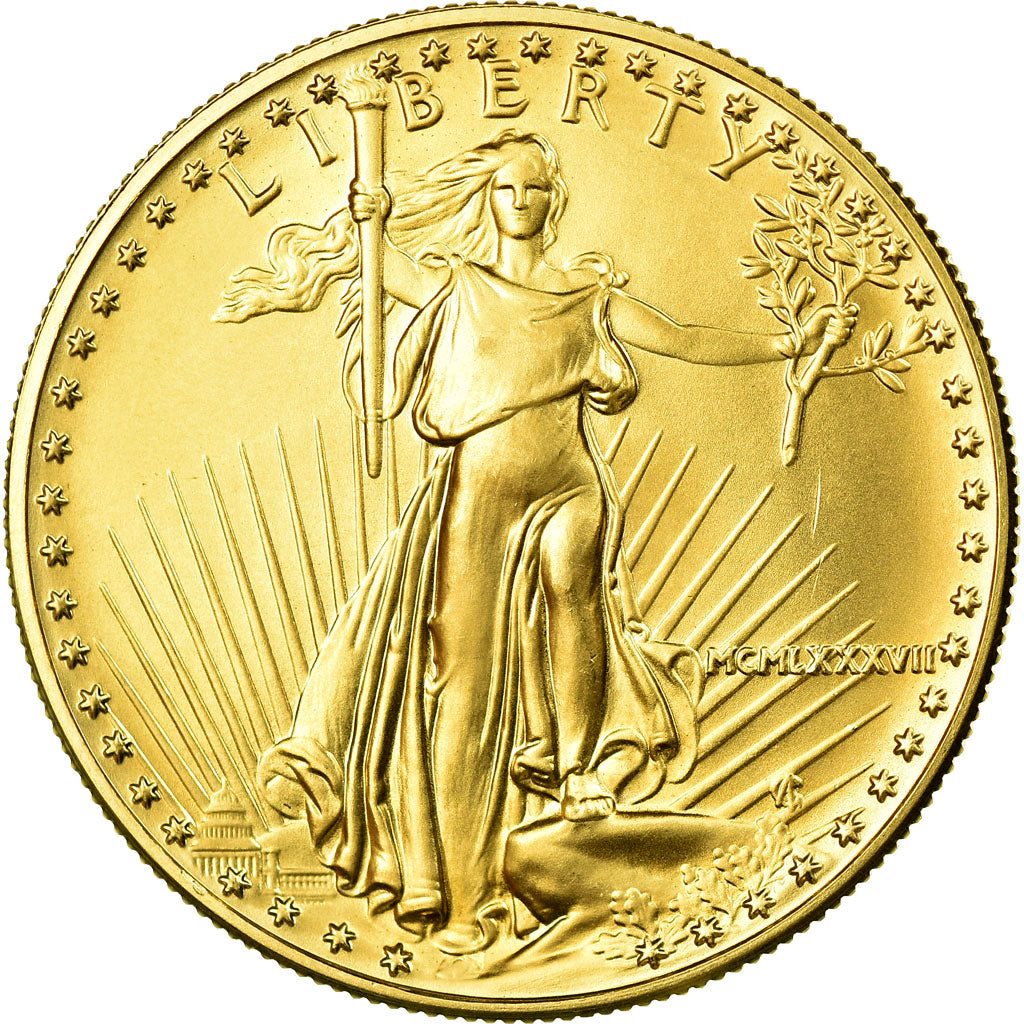 Coin, United States, 50 Dollars, 1987, U.S. Mint, MS(65-70), Gold