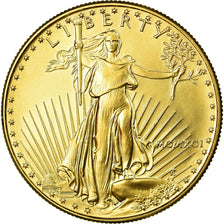 Coin, United States, $50, 1991, U.S. Mint, Philadelphia, MS(65-70), Gold, KM:219