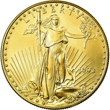 Coin, United States, $50, 1993, U.S. Mint, Philadelphia, MS(65-70), Gold, KM:219
