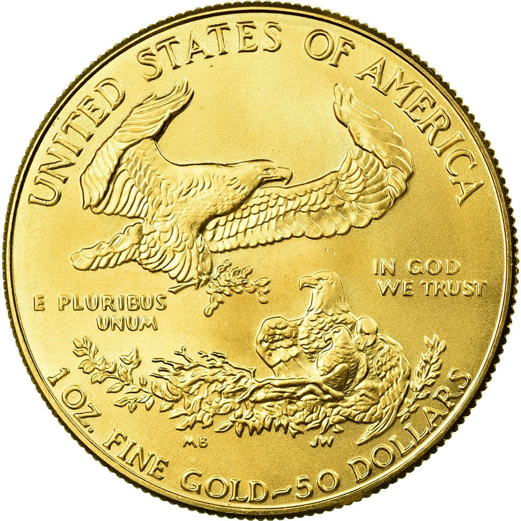 Coin, United States, $50, 1993, U.S. Mint, Philadelphia, MS(65-70), Gold, KM:219