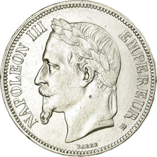 Monnaie, France, Napoléon III, 5 Francs, 1867, Strasbourg, TTB, Argent