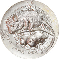 Switzerland, Medal, Année de la Nature, Septembre, Fauna, 1970, MS(64), Silver