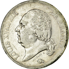 Moeda, França, Louis XVIII, Louis XVIII, 5 Francs, 1817, Paris, VF(30-35)