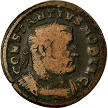Coin, Constantius I, Follis, VF(30-35), Copper, Cohen:77