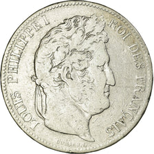 Moneta, Francia, Louis-Philippe, 5 Francs, 1835, Lille, MB, Argento, KM:749.13