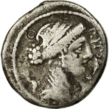 Moneta, Plautia, Denarius, MB+, Argento, Babelon:12