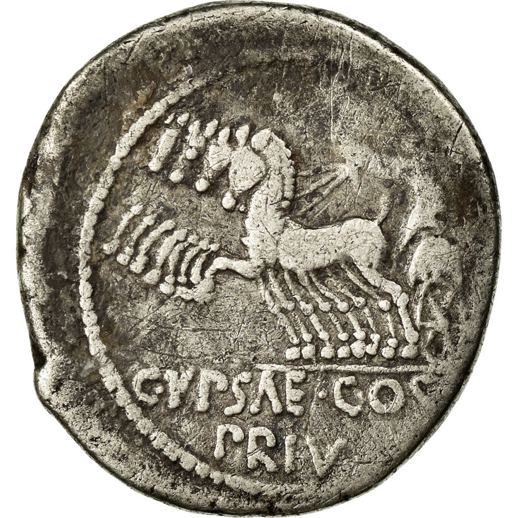 Coin, Plautia, Denarius, VF(30-35), Silver, Babelon:12