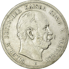 Monnaie, Etats allemands, PRUSSIA, Wilhelm I, 5 Mark, 1876, Breslau, TB+