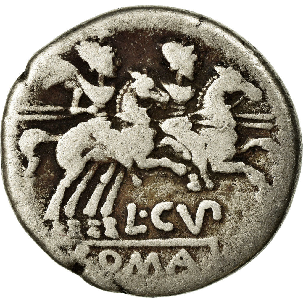 Coin, Cuprennia, Denarius, VF(30-35), Silver, Babelon:1