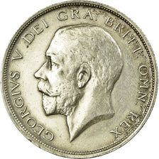 Coin, Great Britain, George V, 1/2 Crown, 1914, AU(50-53), Silver, KM:818.1