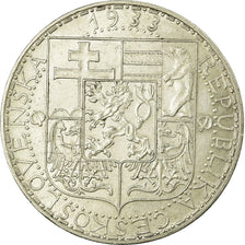 Coin, Czechoslovakia, 20 Korun, 1933, MS(60-62), Silver, KM:17