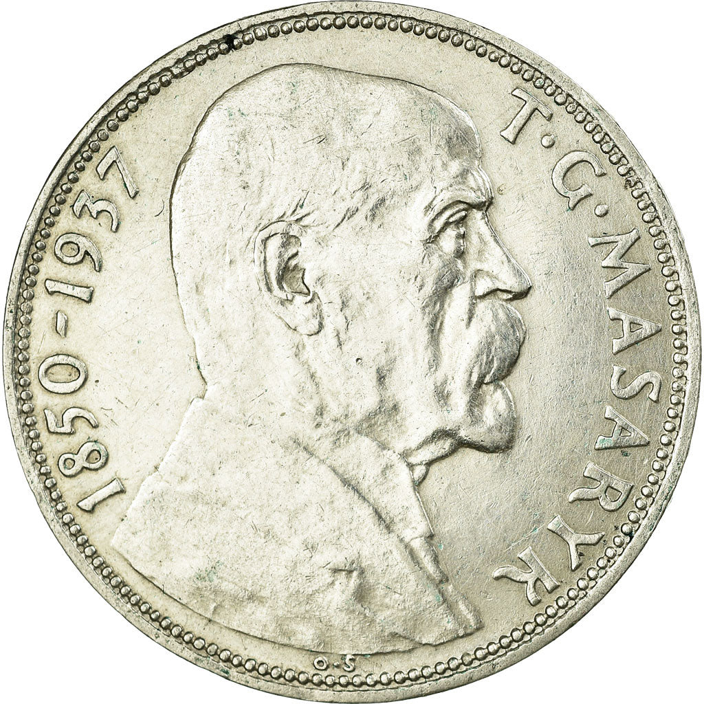 Coin, Czechoslovakia, 20 Korun, 1937, MS(60-62), Silver, KM:18
