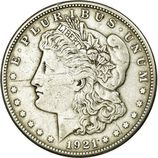 Monnaie, États-Unis, Morgan Dollar, Dollar, 1921, U.S. Mint, Philadelphie, TB