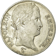 Coin, France, Napoléon I, 5 Francs, 1811, Lyon, EF(40-45), Silver, KM:694.5