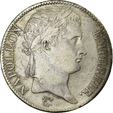 Moneda, Francia, Napoléon I, 5 Francs, 1813, Limoges, BC+, Plata, KM:694.7