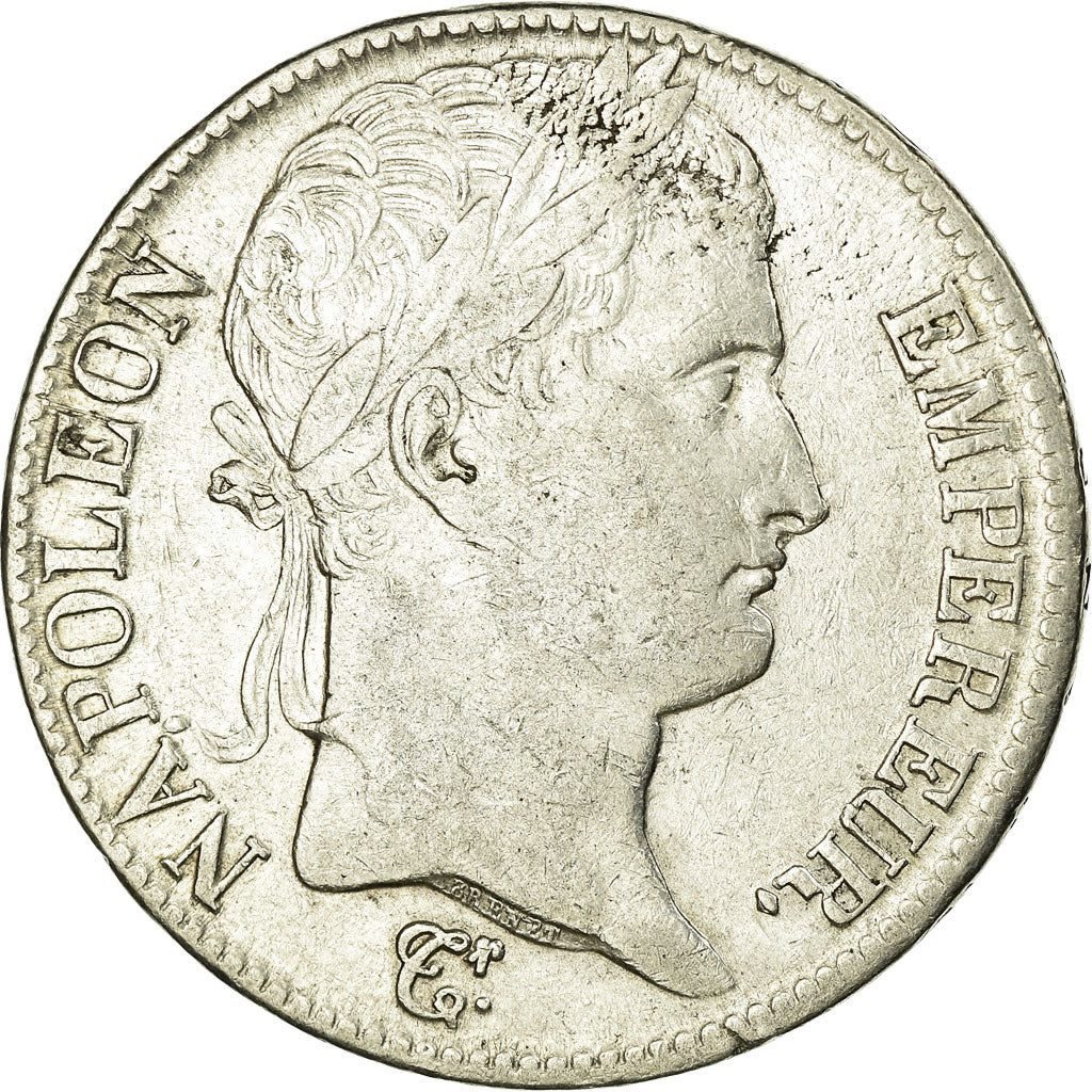 Monnaie, France, Napoléon I, 5 Francs, 1811, Perpignan, TB+, Argent