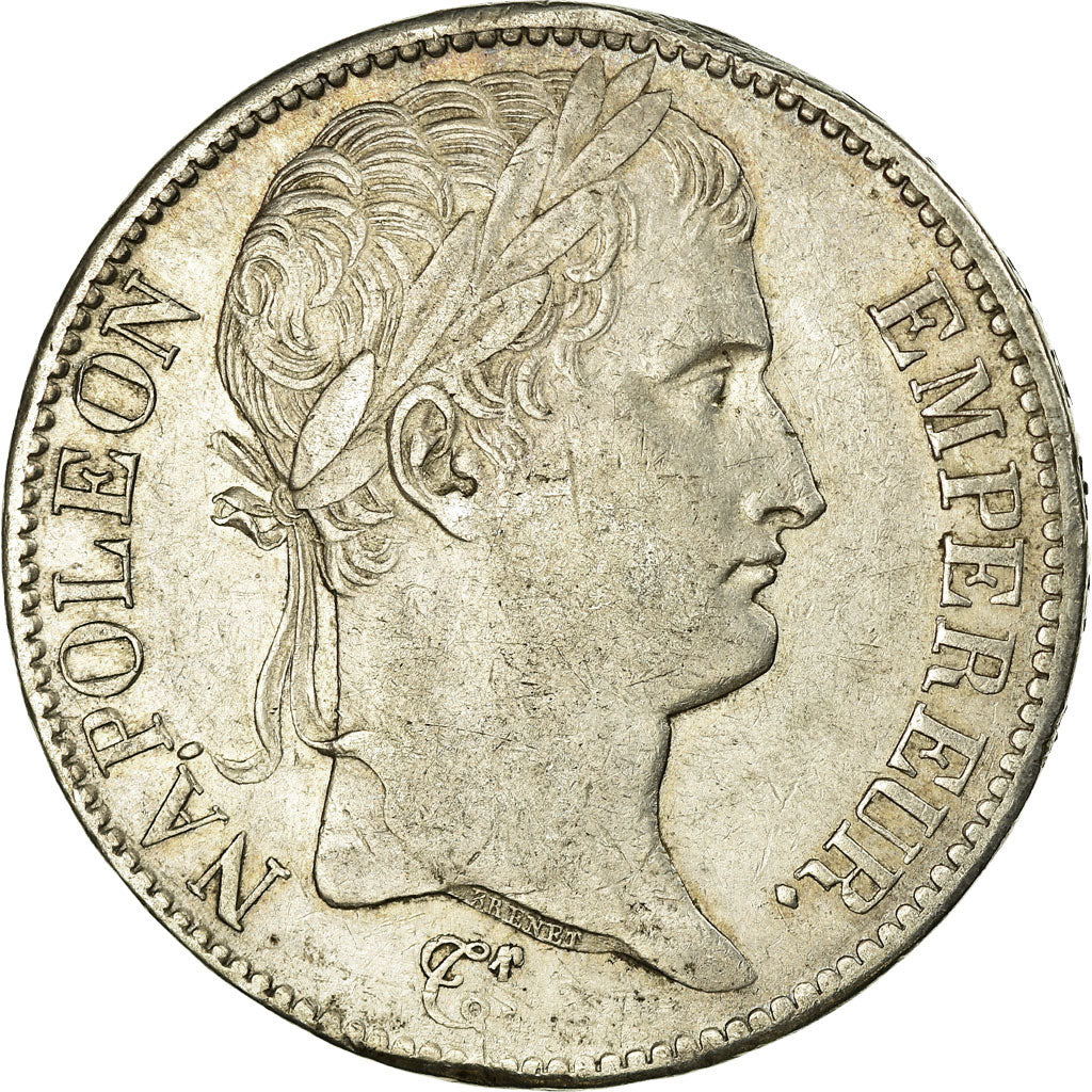 Coin, France, Napoléon I, 5 Francs, 1810, Paris, EF(40-45), Silver, KM:694.1