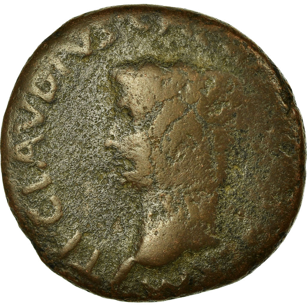 Münze, Claudius, As, Patrae, SGE+, Kupfer, RPC:1256
