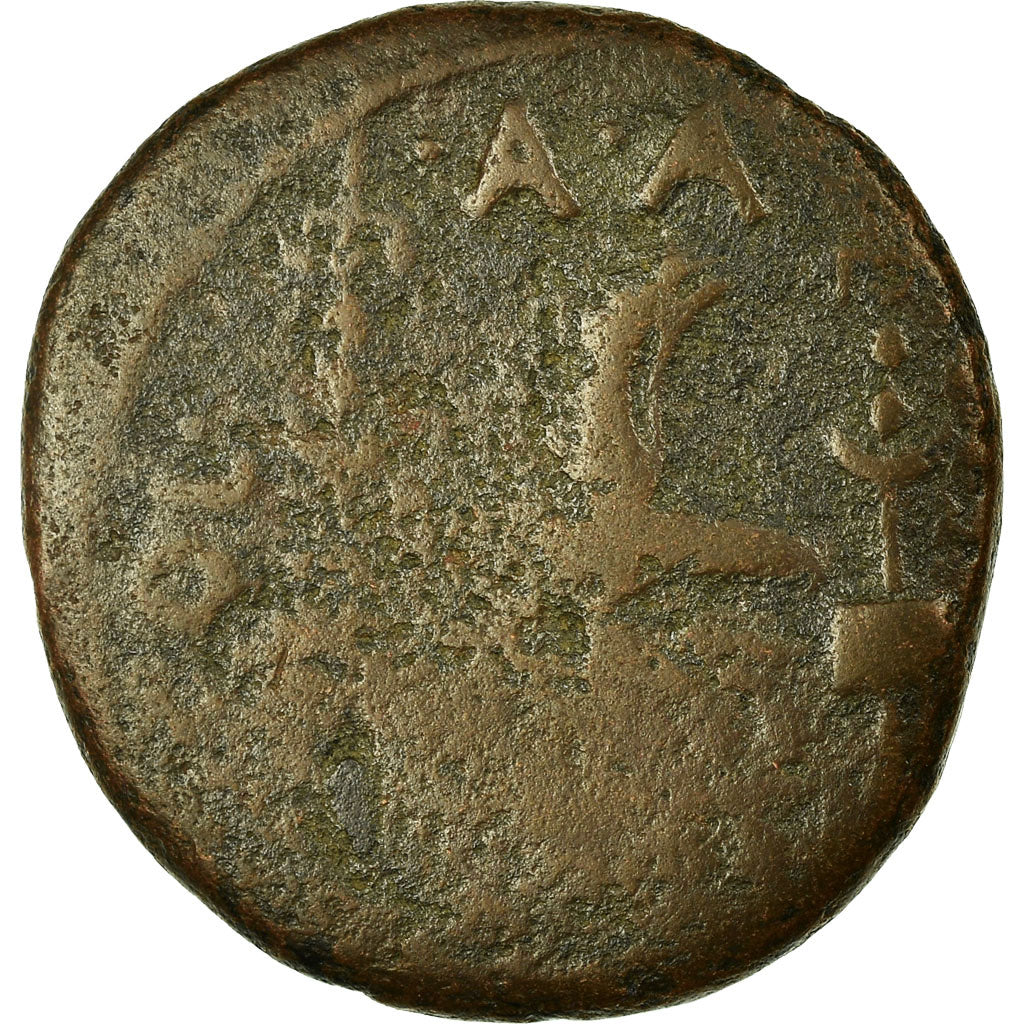 Münze, Claudius, As, Patrae, SGE+, Kupfer, RPC:1256