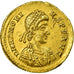 Coin, Honorius, Solidus, 395-402, Milan, AU(50-53), Gold, RIC:1206C
