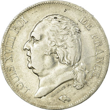 Coin, France, Louis XVIII, Louis XVIII, 5 Francs, 1821, Lille, EF(40-45)