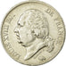 Moneta, Francja, Louis XVIII, 5 Francs, 1823, Toulouse, VF(30-35), Srebro