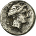 Coin, Campania, Neapolis, Didrachm, Neapolis, VF(20-25), Silver, SNG ANS:339
