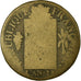 Moneta, Francja, Sol aux balances françoise, Sol, 1793, Strasbourg, F(12-15)