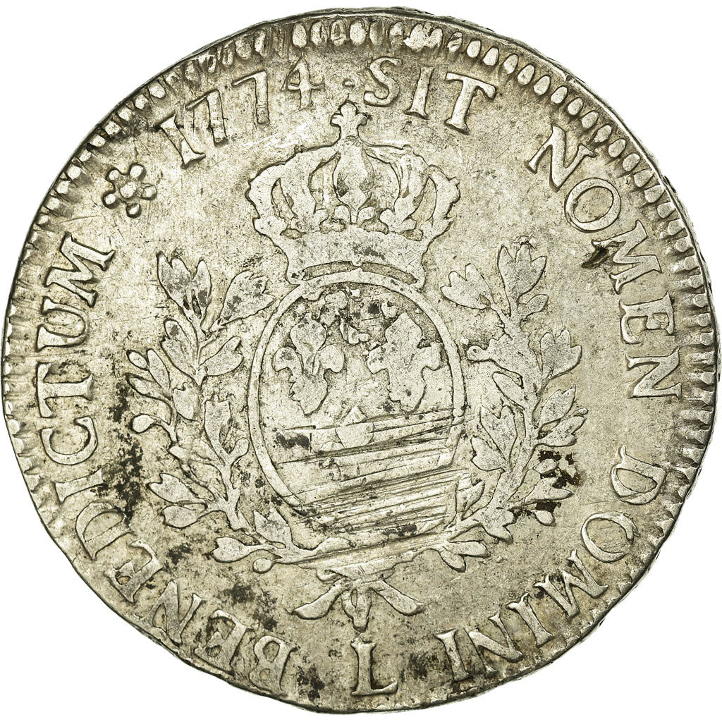 Monnaie, France, Louis XV, Écu à la vieille tête, Ecu, 1774, Bayonne, TB