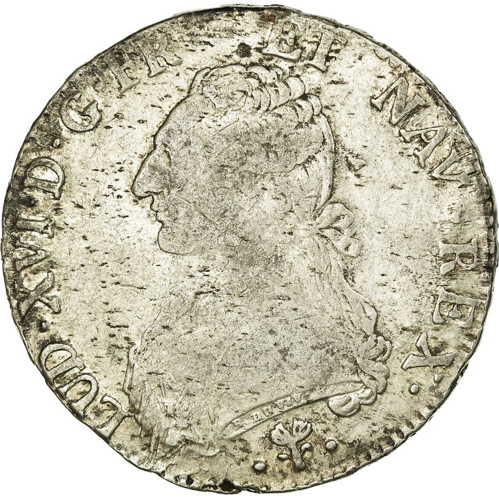 Coin, France, Louis XVI, Écu aux branches d'olivier, Ecu, 1780, Bayonne