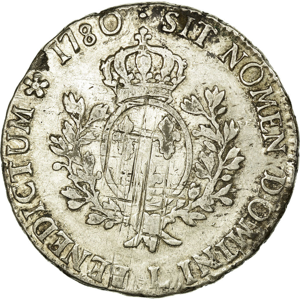 Coin, France, Louis XVI, Écu aux branches d'olivier, Ecu, 1780, Bayonne