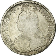 Coin, France, Louis XV, Écu aux branches d'olivier, Ecu, 1732, Rennes