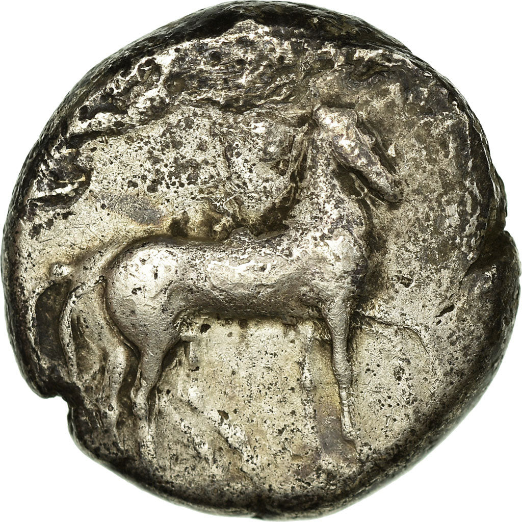 Coin, Sicily, Syracuse, Hieron I, Tetradrachm, VF(20-25), Silver, HGC:2-1307