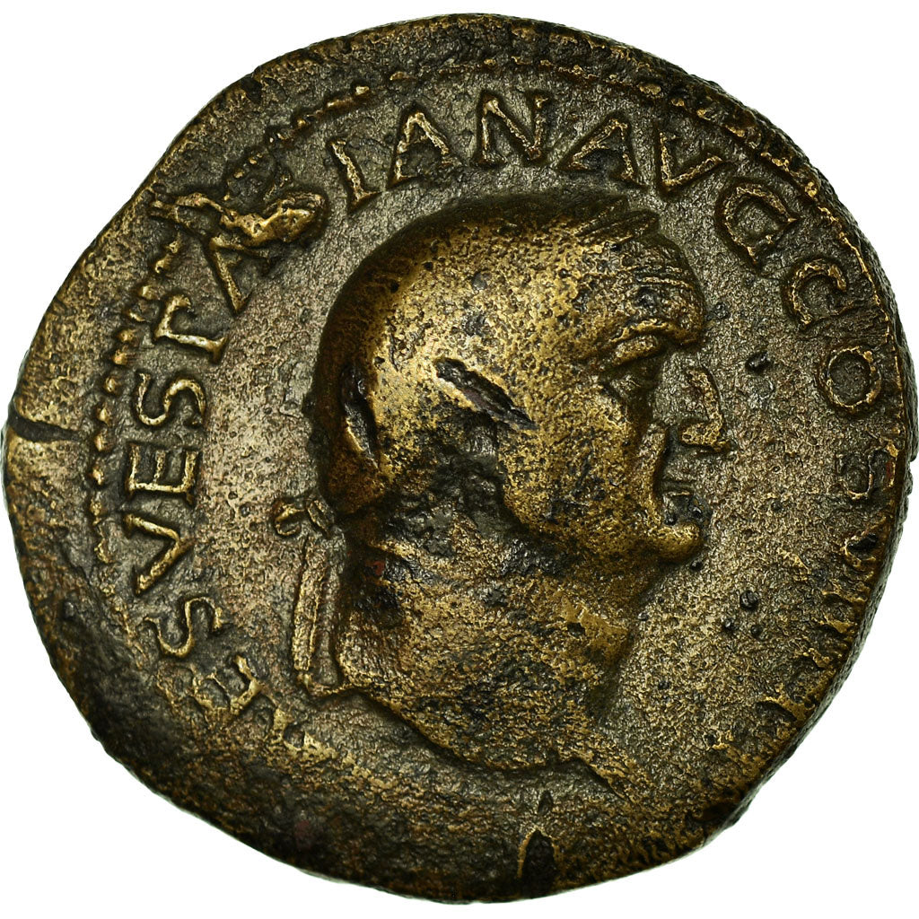 Coin, Vespasian, As, Roma, VF(30-35), Copper, Cohen:165