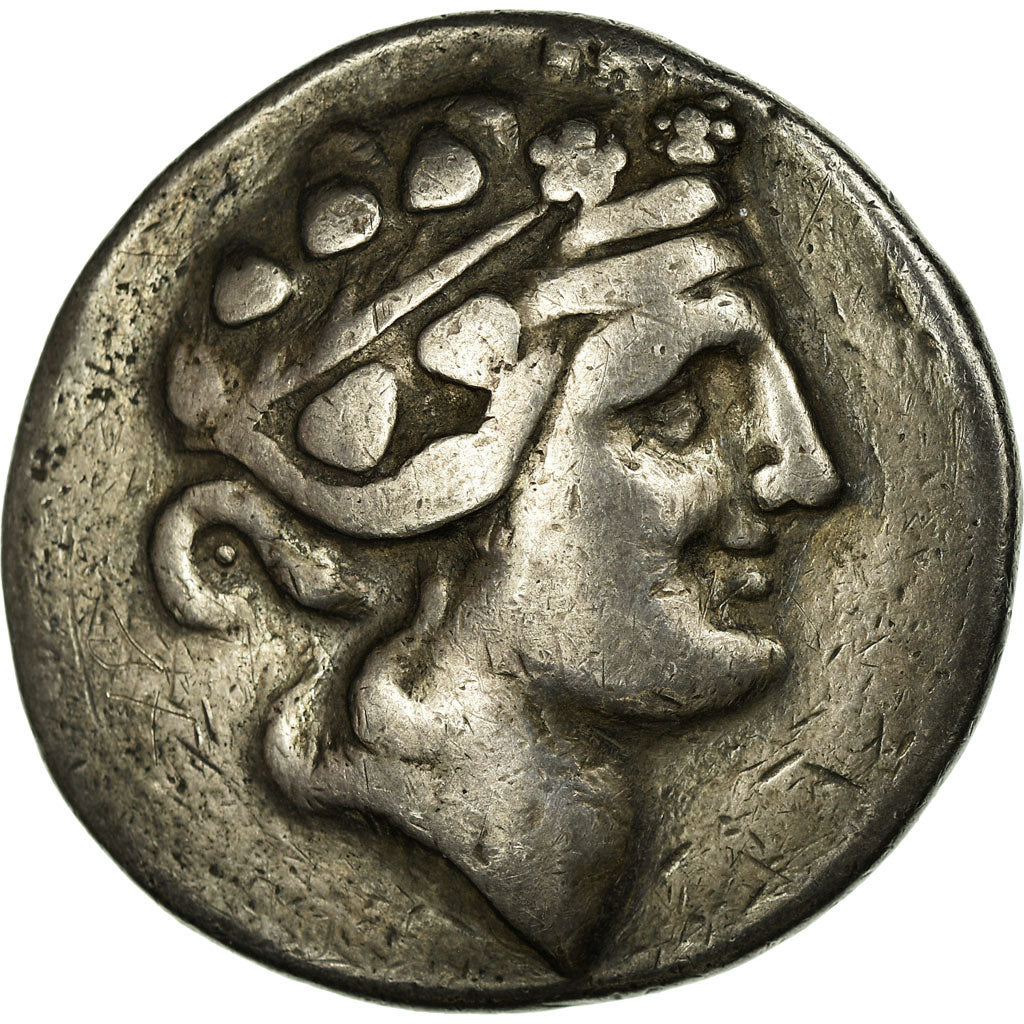Coin, Thrace, Thasos, Helios, Tetradrachm, Thasos, VF(30-35), Silver