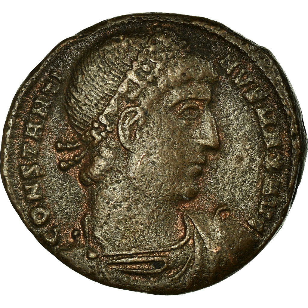 Moneta, Nummus, Constantinople, EF(40-45), Miedź, RIC:73