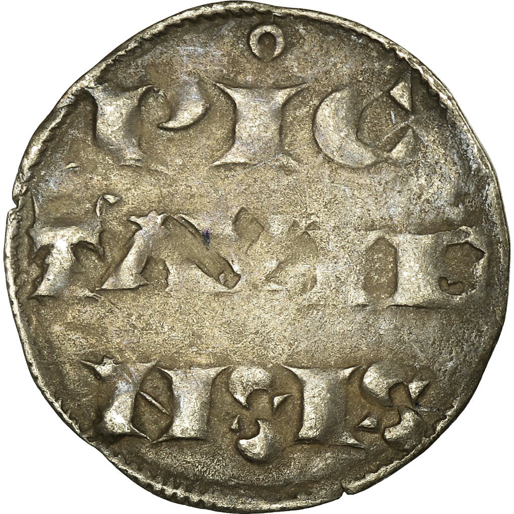 Coin, France, Poitou, Richard Cœur de Lion, Denier, VF(30-35), Silver