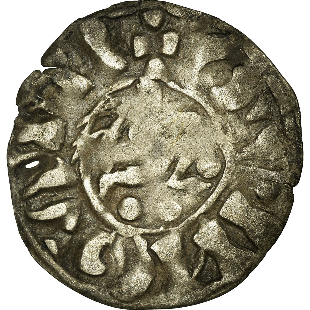 Moneda, Francia, Etienne, Denarius, Guingamp, BC+, Plata